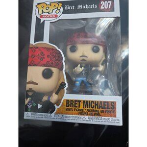 Funko Pop! Rocks Bret Michaels #207 Vinyl Figure Collectible*NIB*NEW
